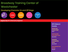 Tablet Screenshot of broadwaytraining.com